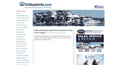 Desktop Screenshot of nwboatinfo.com